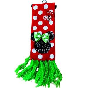 DISNEY | Minnie Mouse Child Holiday Scarf | Matching Leg Warmer Sold Separately